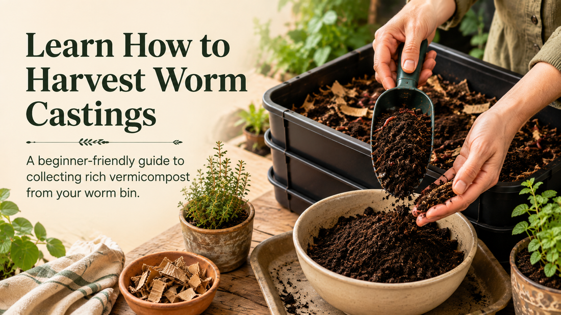 Learn How to Harvest Worm Castings