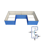 Olle Gardens Anti-corrosion Aluminum Support Rods for Infinity Garden Beds