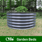 Olle Gardens 17" Tall x 42" Round Raised Garden Bed