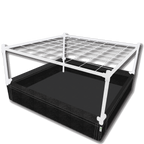 GeoPlanter Fabric Raised Bed Trellis Kit