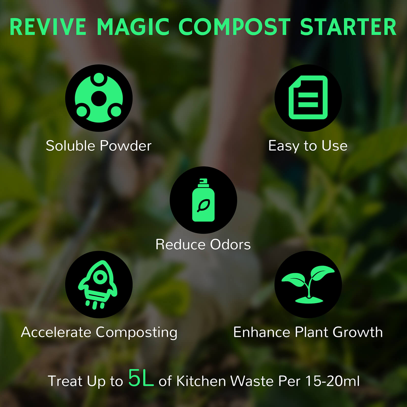 Revive Magic Compost Starter 1 Pack (for Airthereal composters)