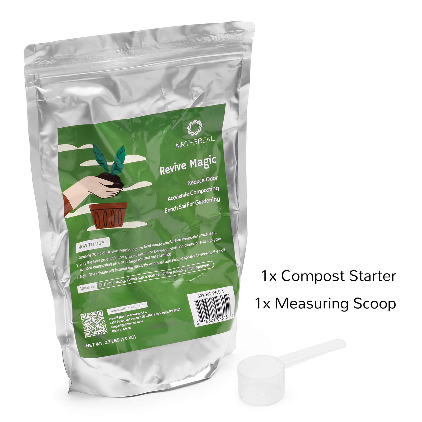Revive Magic Compost Starter 1 Pack (for Airthereal composters)