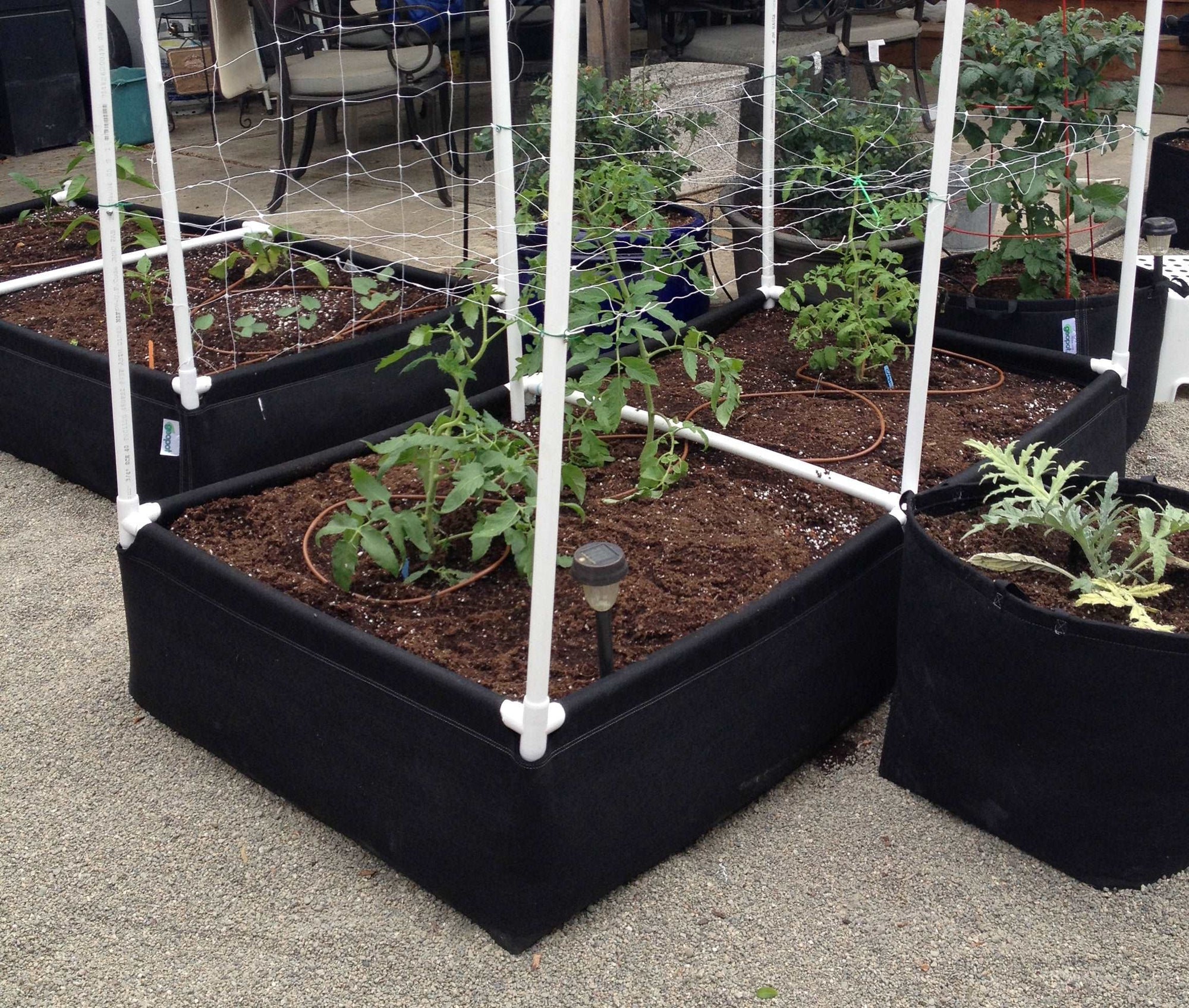 GeoPlanter Fabric Raised Beds