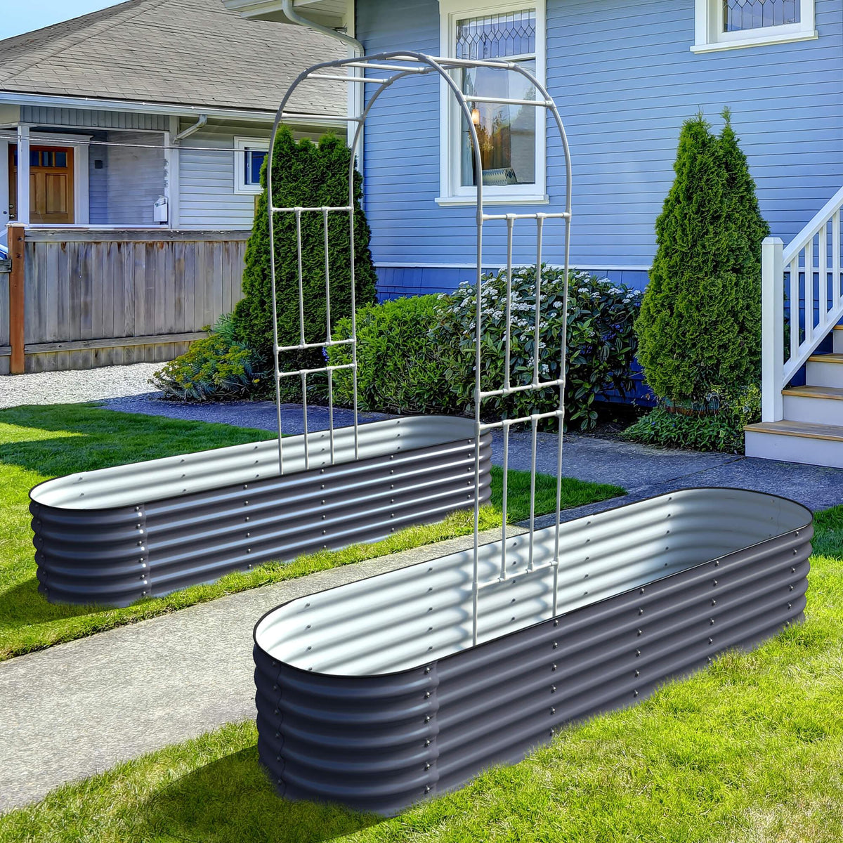 OLLE Garden 95" High 59" Wide Arch Trellis – Urban Worm Movement