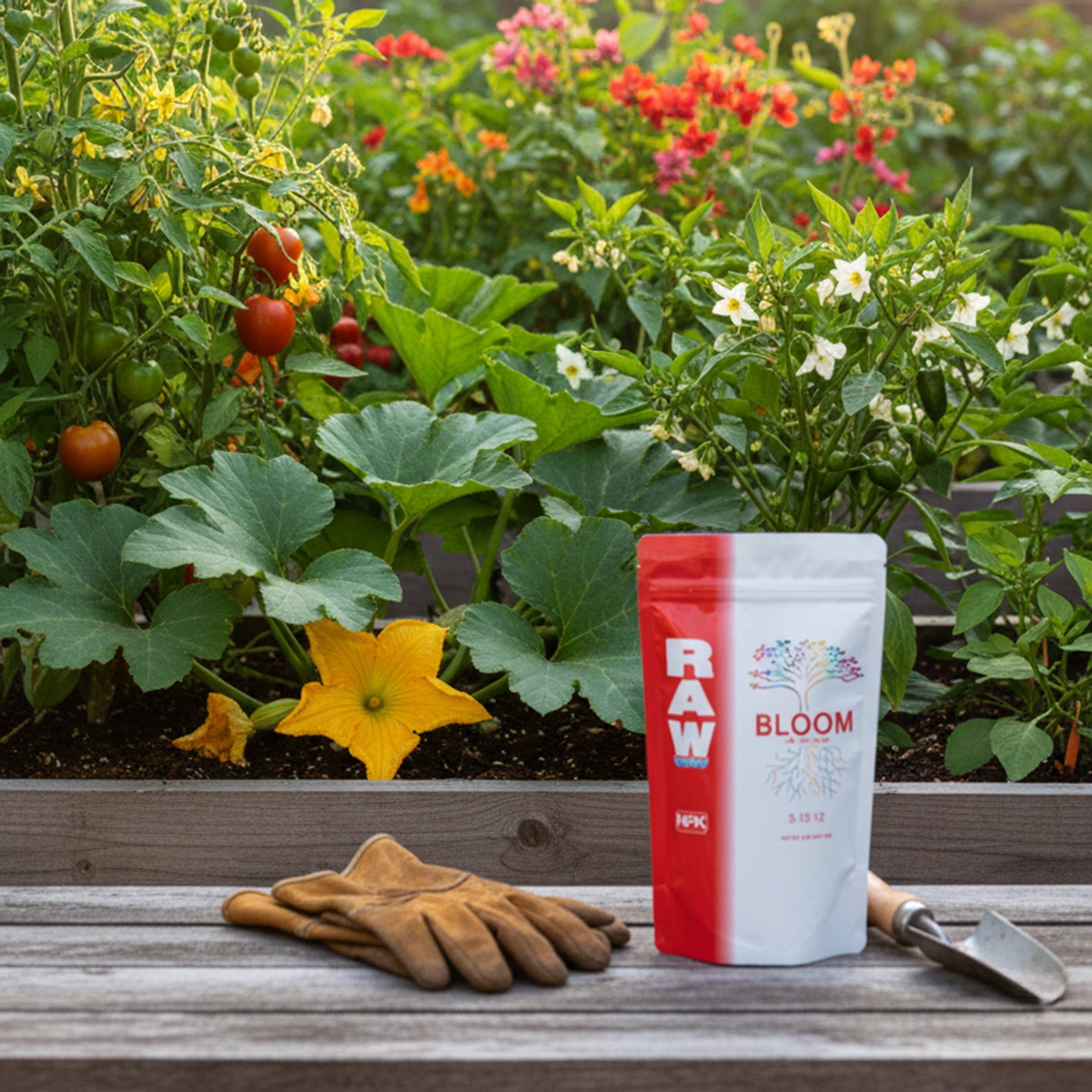 RAW BLOOM | All in One Water Soluble Nutrient Blend | Flowering Base Fertilizer