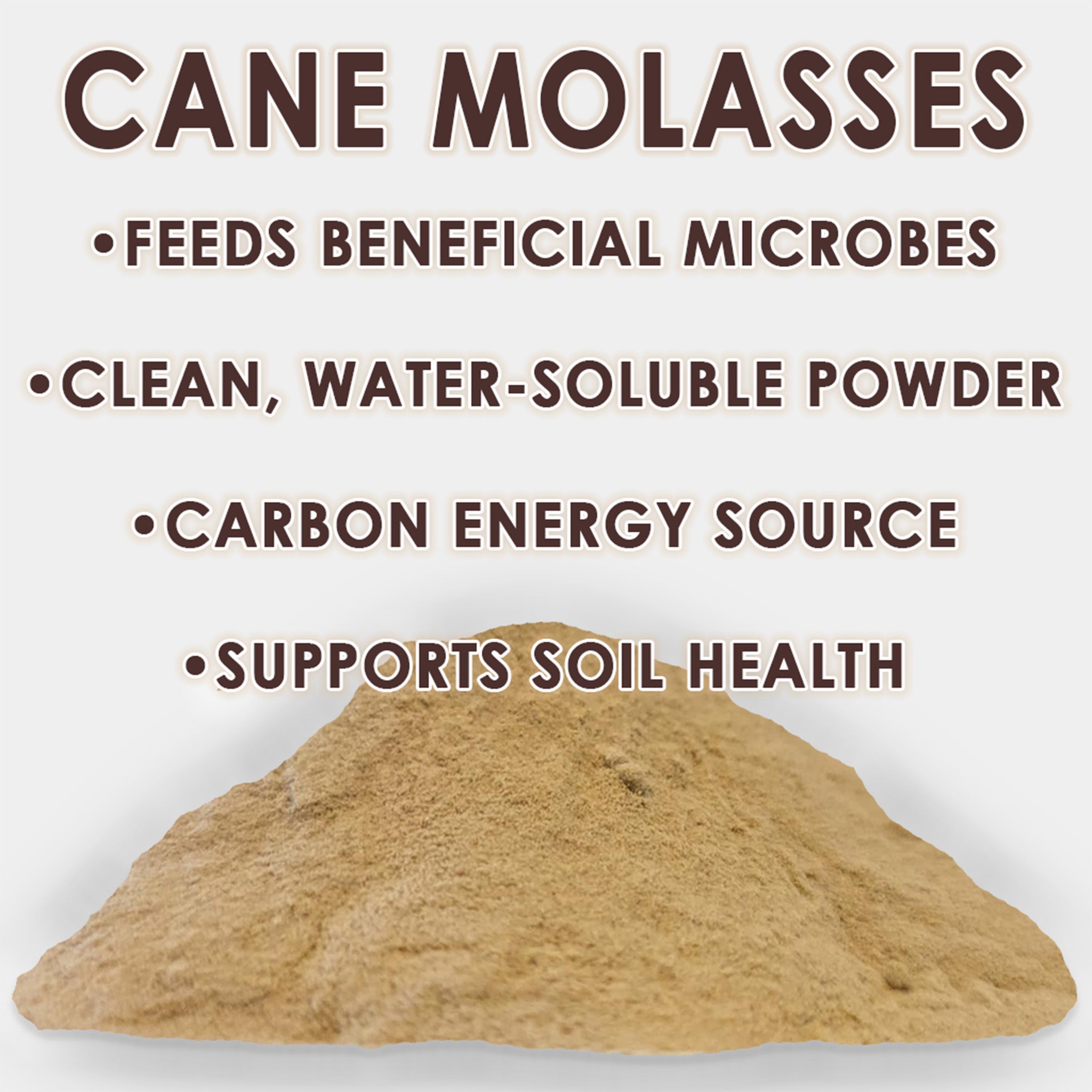RAW Cane Molasses | Water-Soluble Microbe Food | Concentrated Powder