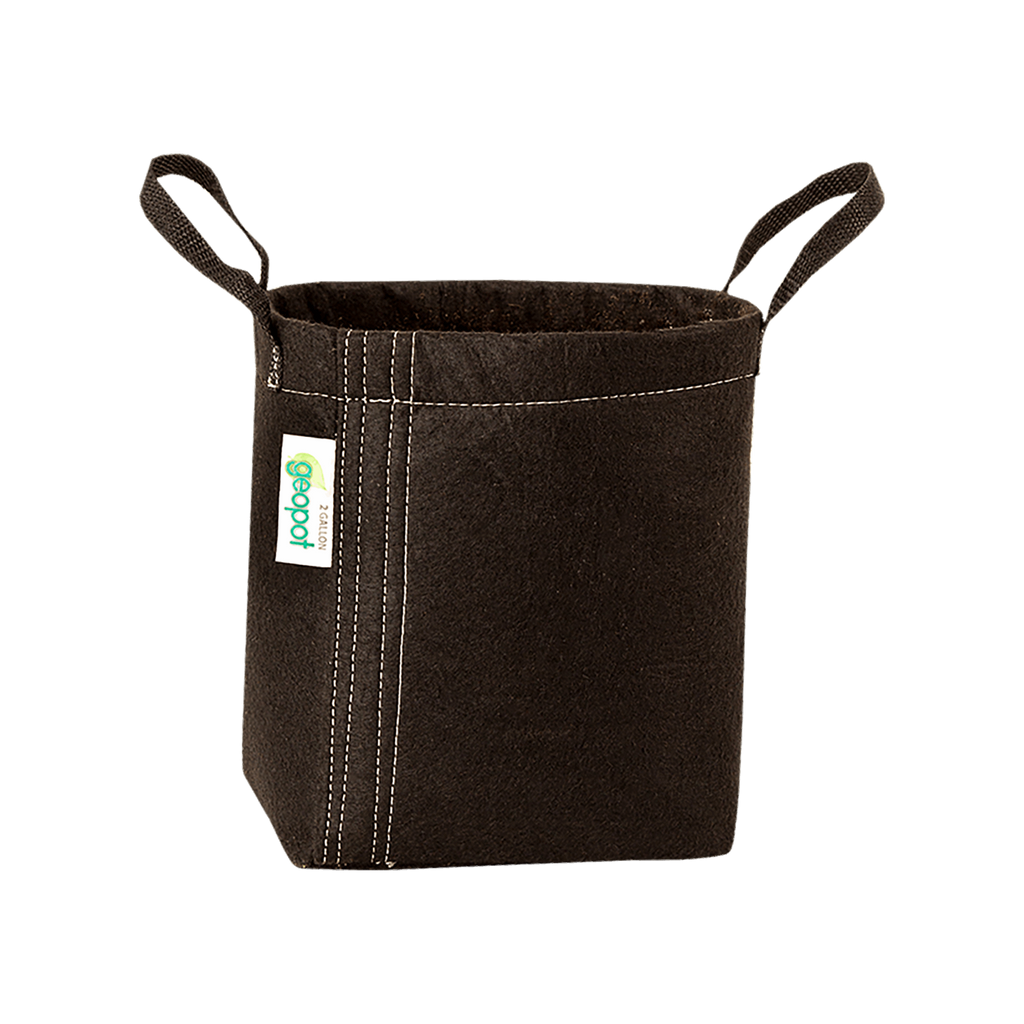 GeoPot Grow Bags with Handles - Black
