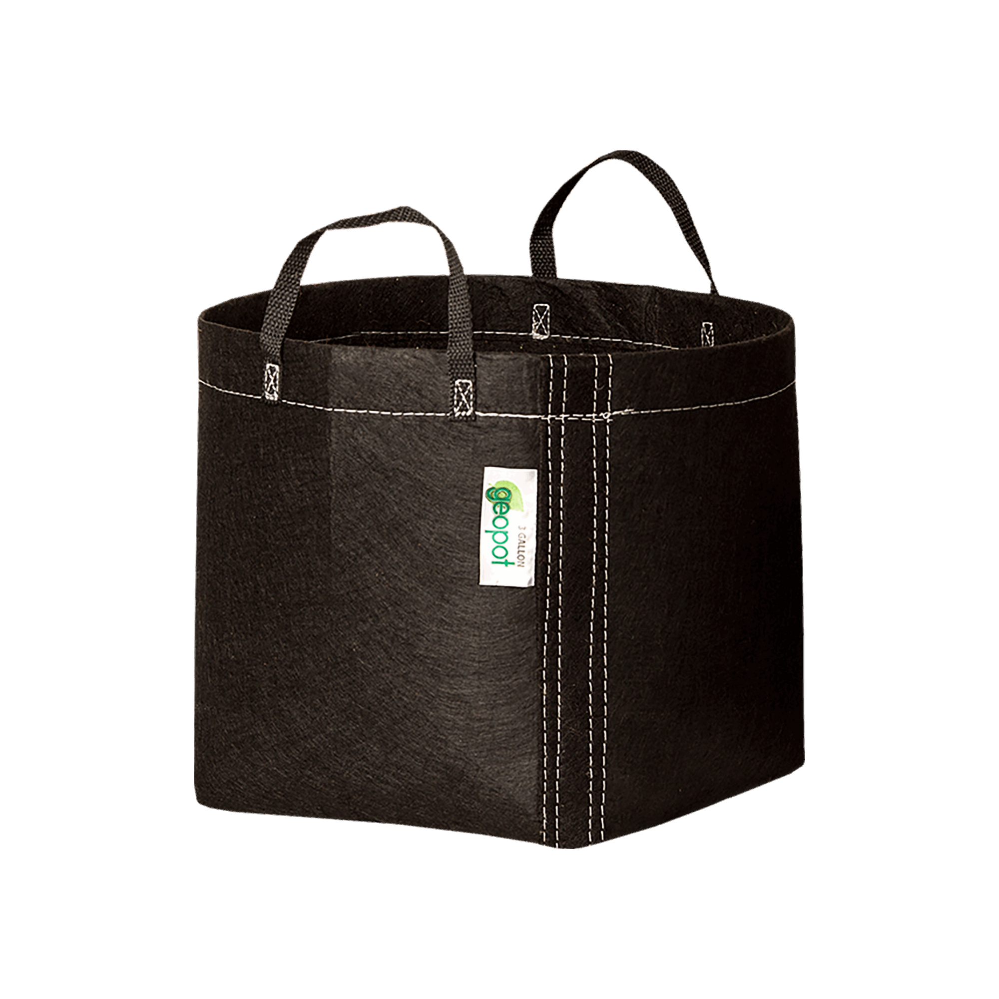 GeoPot Grow Bags with Handles - Black
