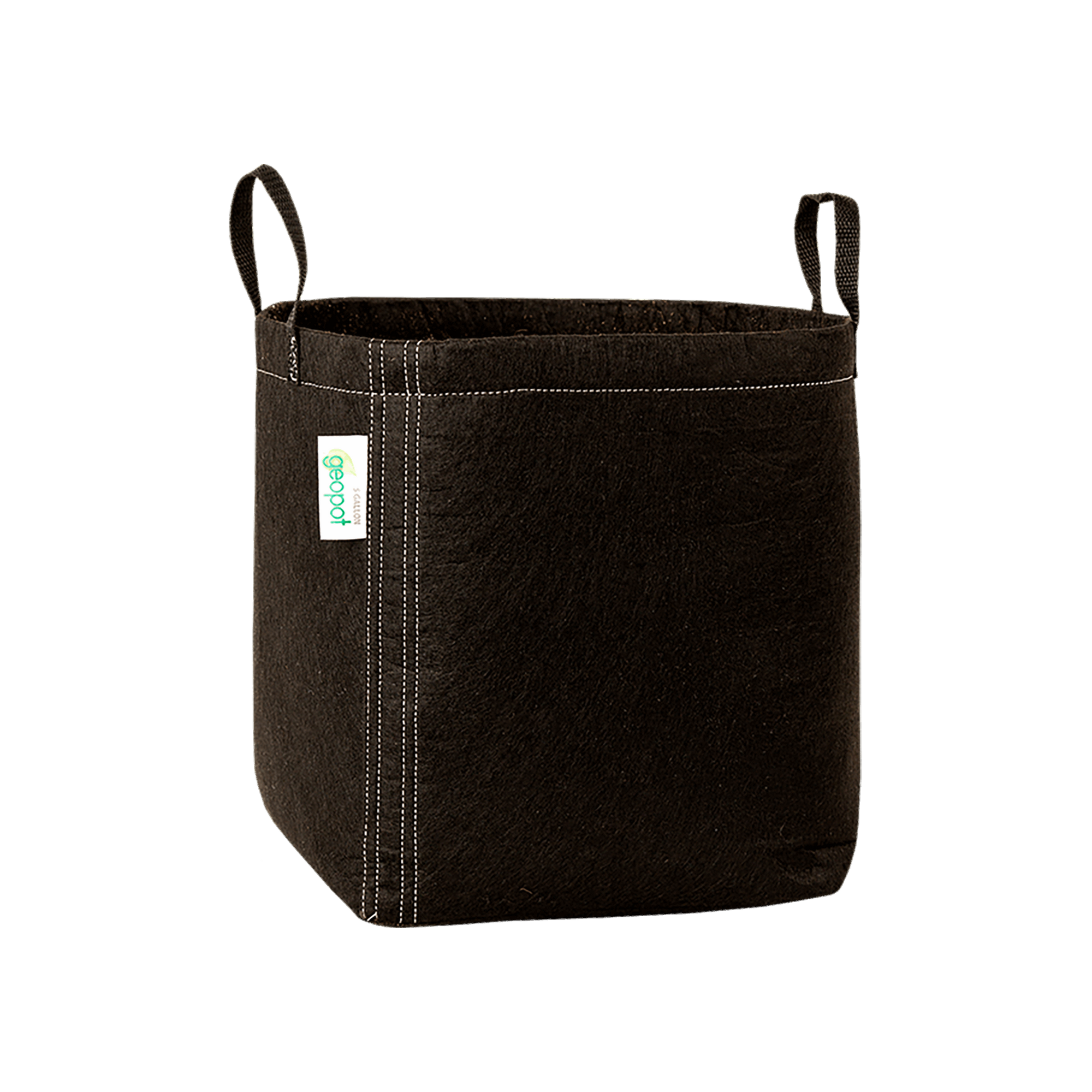 GeoPot Grow Bags with Handles - Black