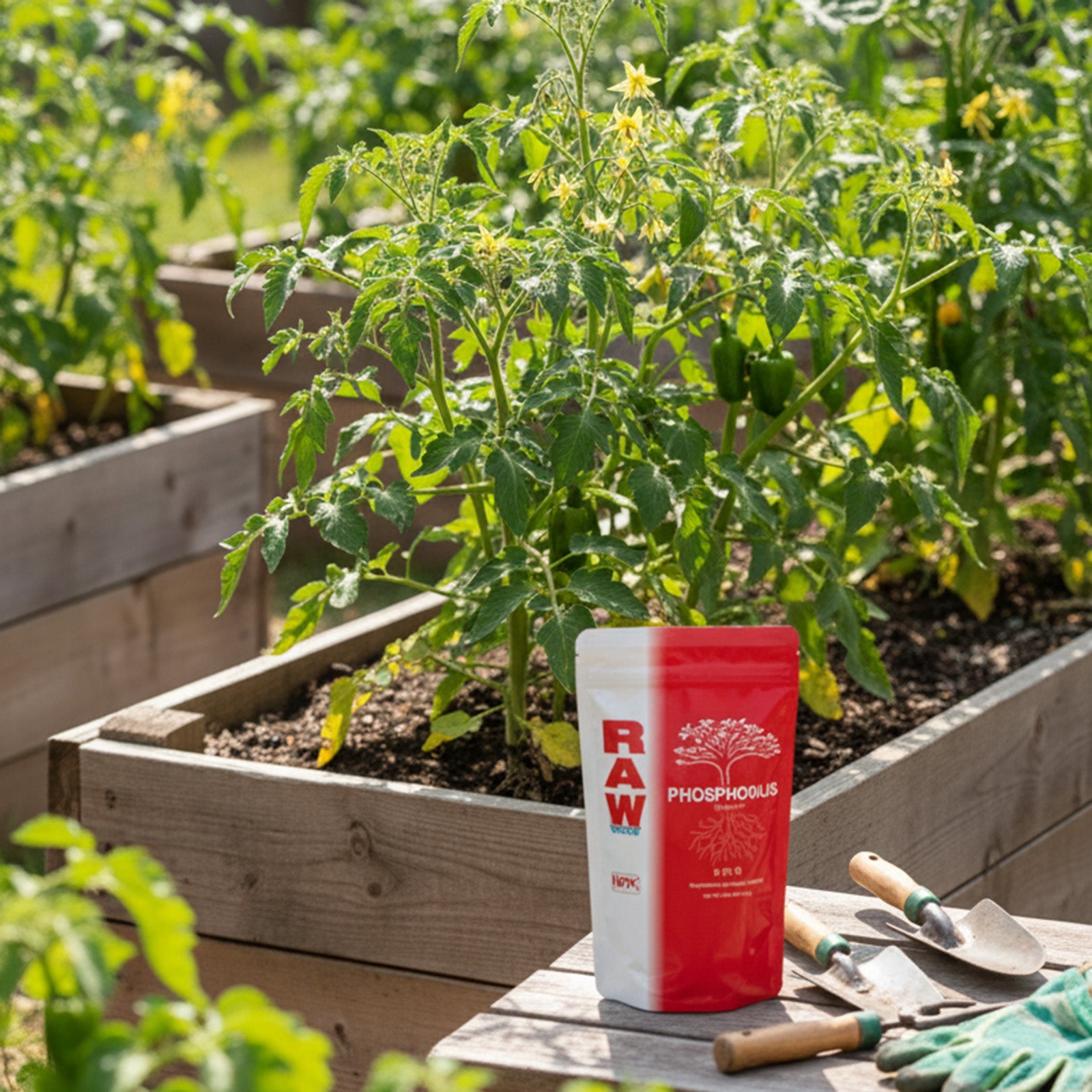 RAW Phosphorus | 61% Water-Soluble Phosphate + Ammonium Nitrogen | Bloom & Root Support