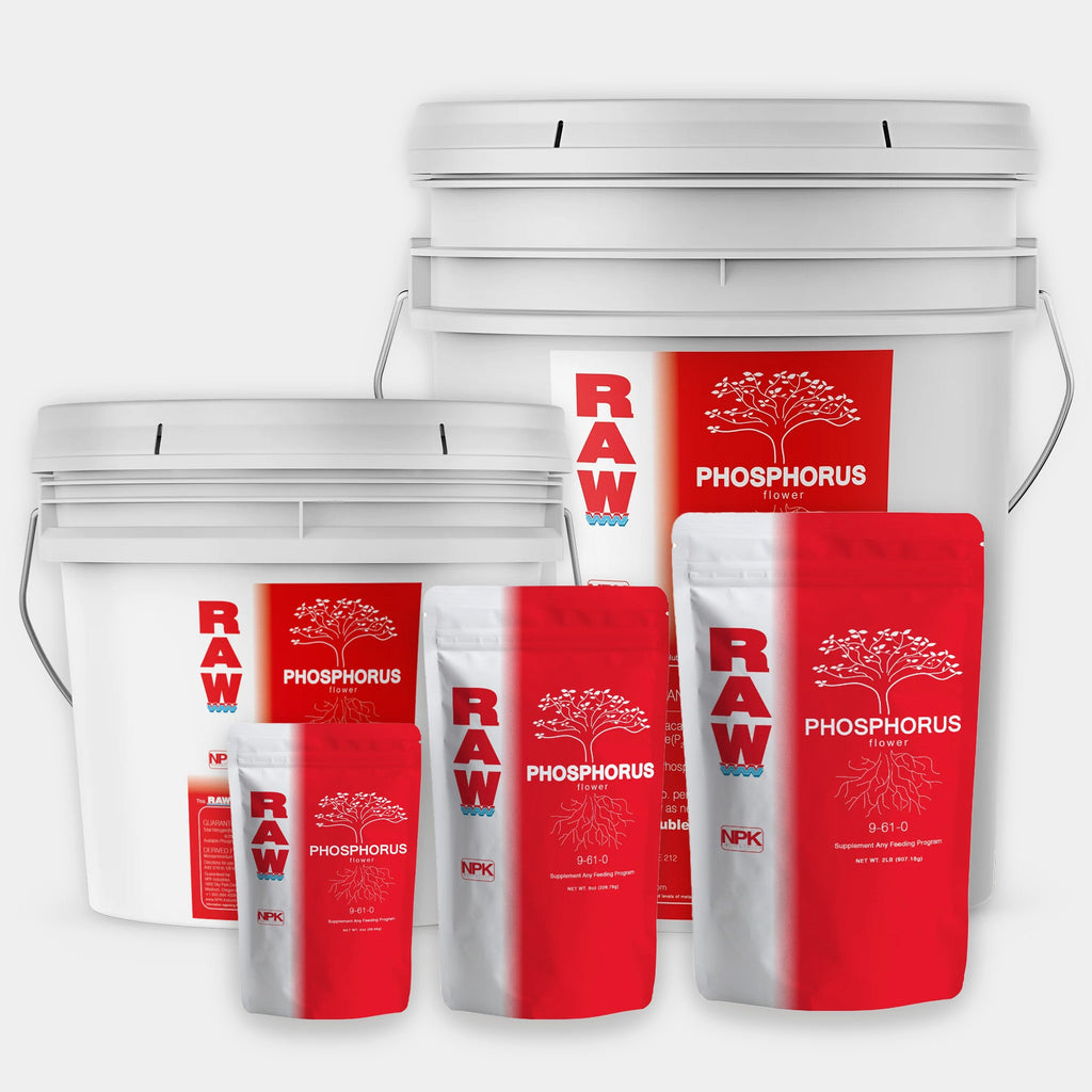 RAW Phosphorus | 61% Water-Soluble Phosphate + Ammonium Nitrogen | Bloom & Root Support