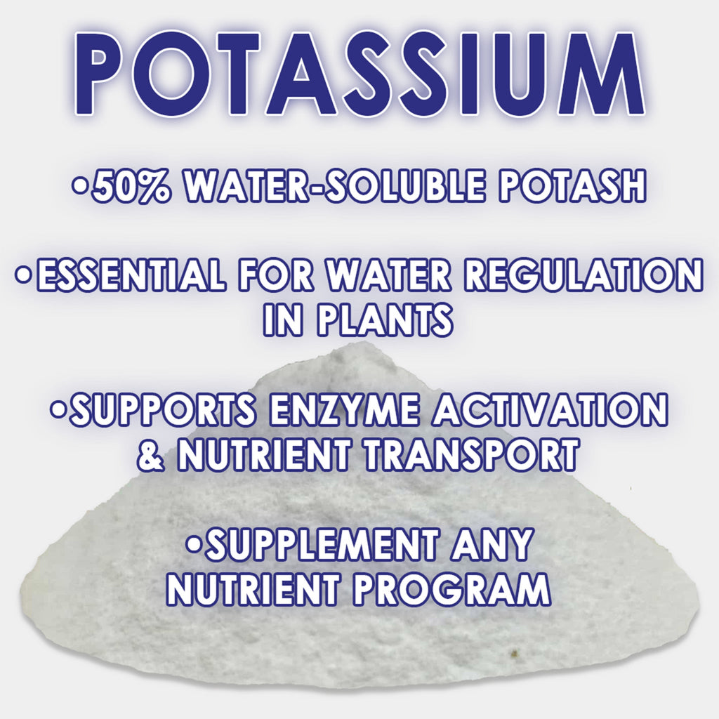 RAW Potassium | 50% Water-Soluble Potash | Potassium Sulfate Supplement
