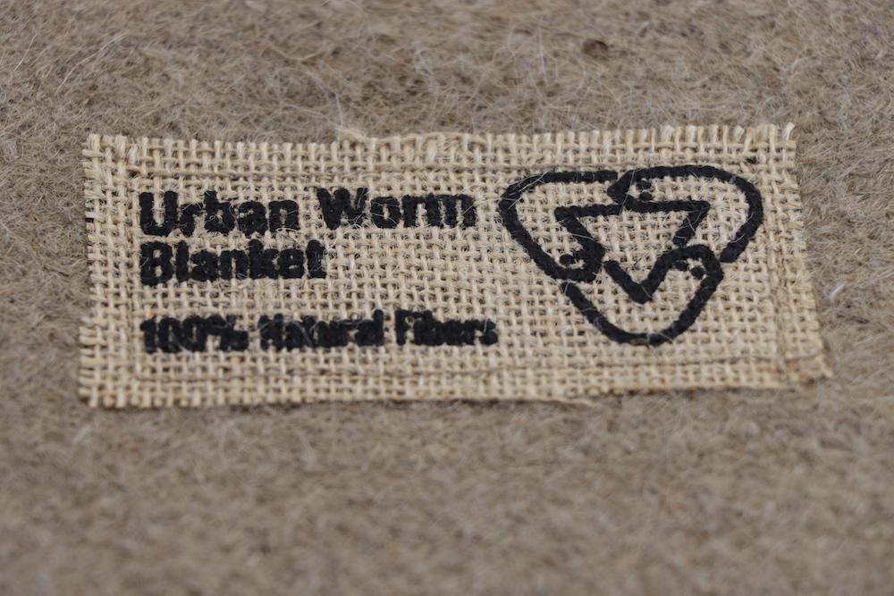 Jute Worm Bin Blanket, 2 ft x 2 ft Compost Cover