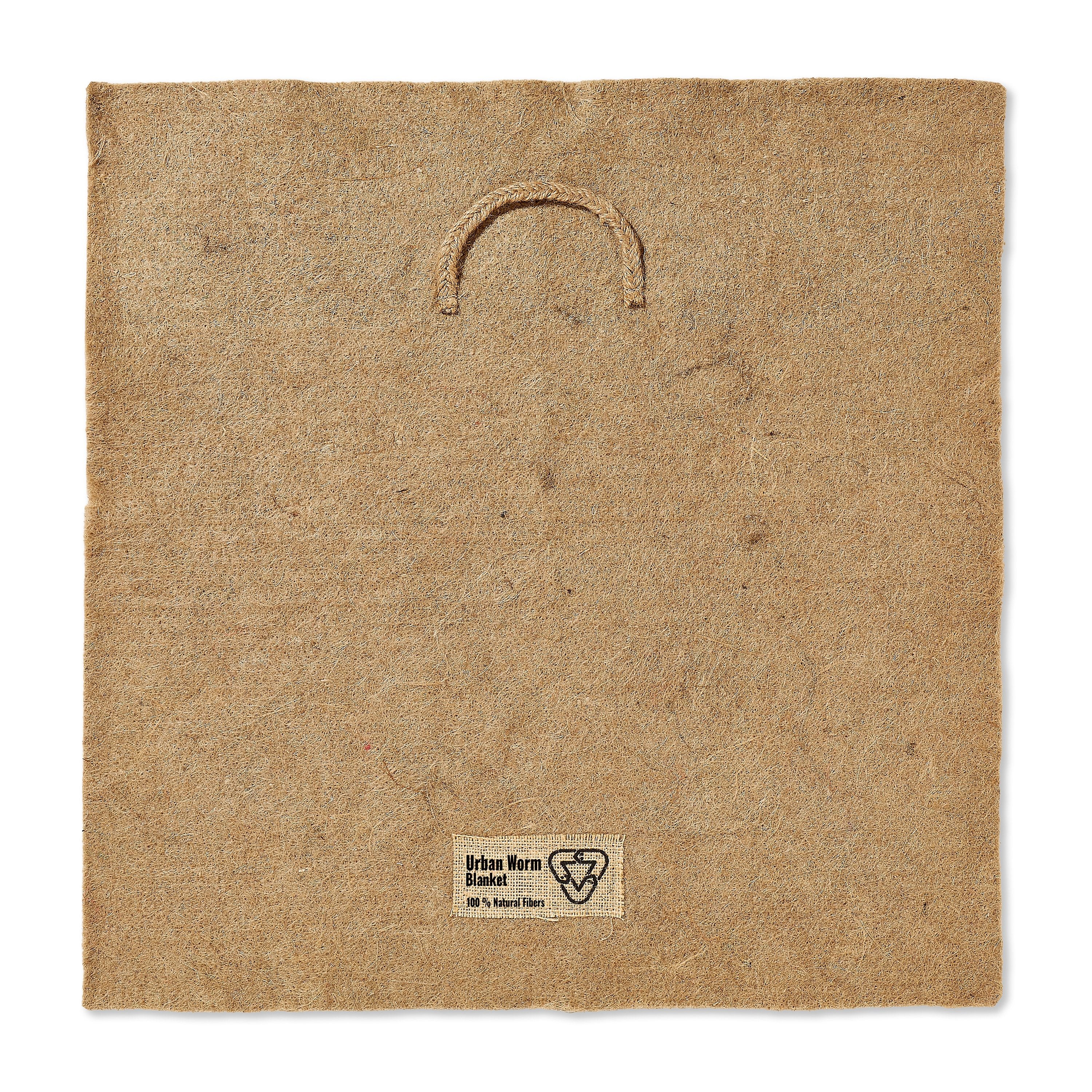 Jute Worm Bin Blanket, 2 ft x 2 ft Compost Cover