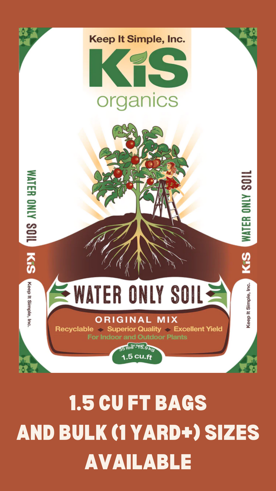 KIS Organics Water Only Soil Mix